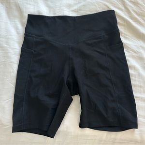 Ribbed Biker Shorts